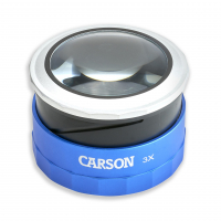 Zvětšovací sklo Carson MagniTouch™ 3x Power Touch Activated LED Lighted Stand Loupe Magnifier, Focusable Glass Lens