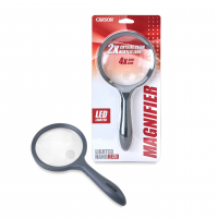 Zvětšovací sklo Carson LED Lighted HandHeld 2x Power Magnifier with 4x Spot Lens