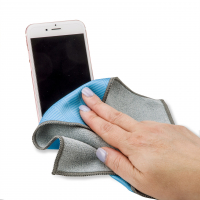 Carson Double Sided 7. 0 inch x 7. 0 inch Microfiber Cloth for Cleaning and Polishing Eyeglasses, Smartphones, Tablets, Screens, Scopes and More